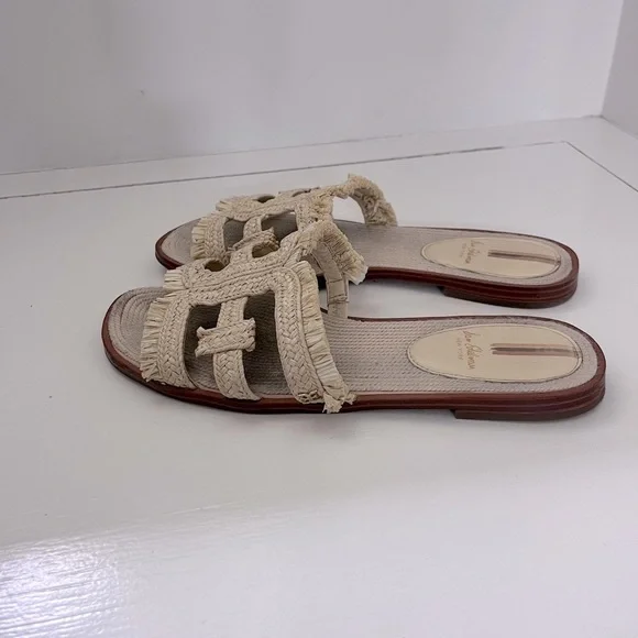 Sam Edelman Raffia Slides - Picture 6 of 7